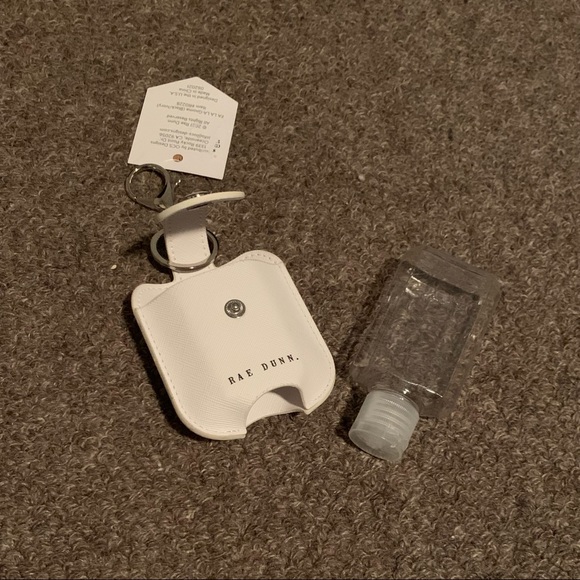 Rae Dunn Hand Sanitizer Holder & Travel Bottle - Happy Holidays - Picture 5 of 5